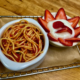 Rubys Pizzeria and grill kids meal spaghetti