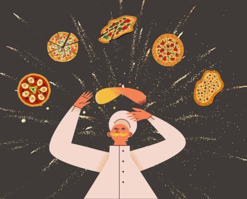 Ruby's Pizzeria & Grill Toss Pizza
