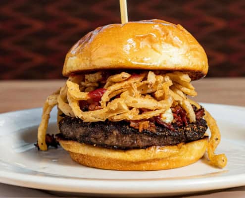 Ruby's maple leaf burger